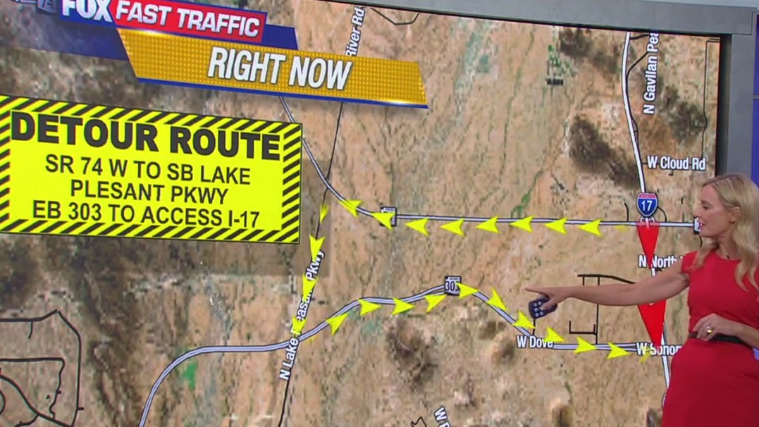 Phoenix-area weekend freeway closures (May 10-13)